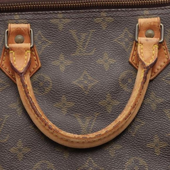 Louis Vuitton Speedy 40 Vintage Brown Monogram Canvas Tote - Picture 8 of 12